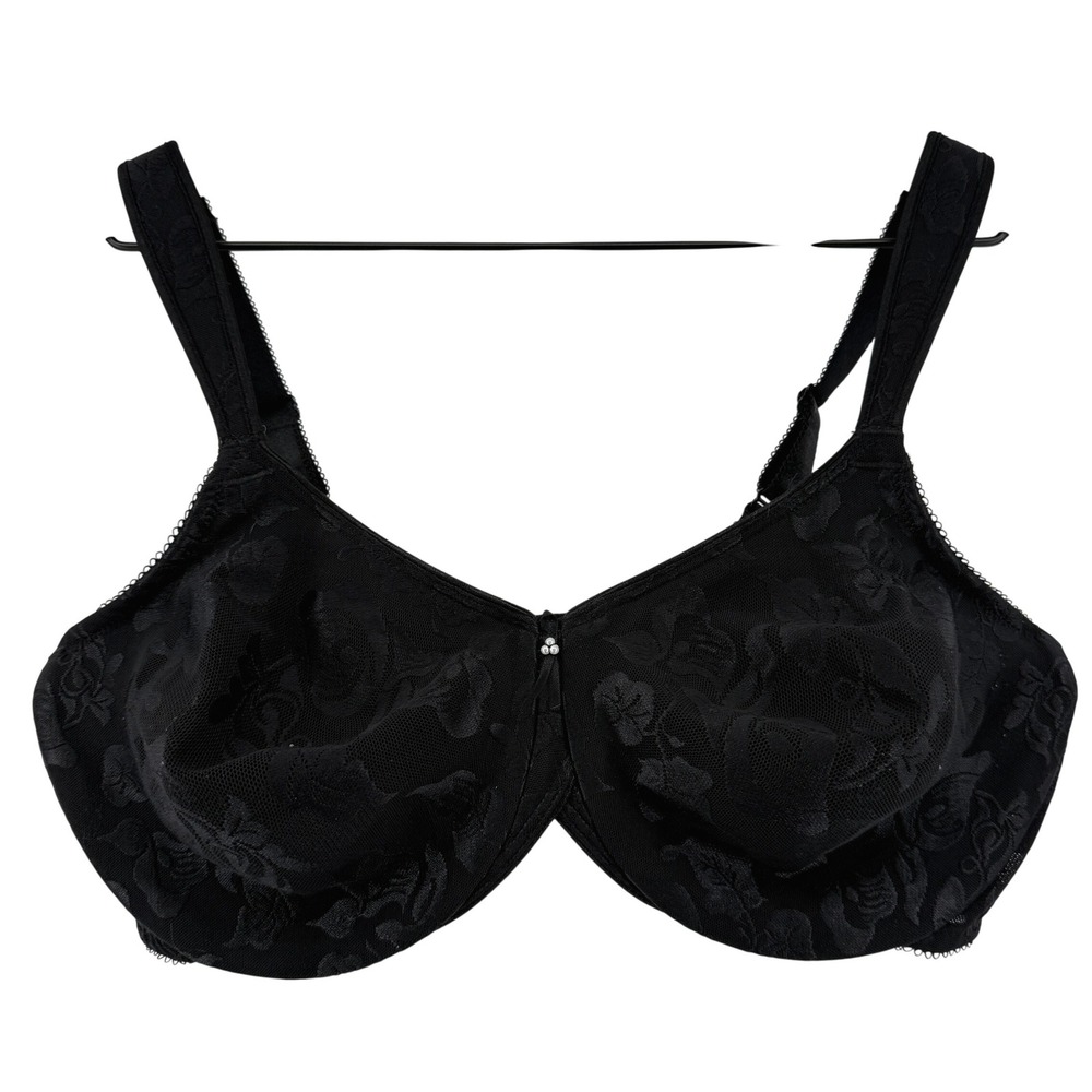 Wacoal‎ Awareness Full Coverage Underwire Bra Black 40D Seamless Lace 85567
